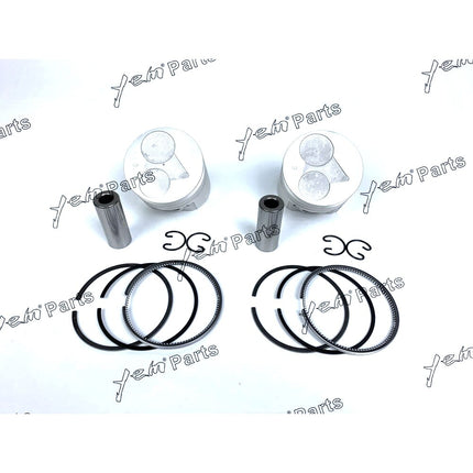 Piston + Ring Kit Set Oversize 67mm ( + 0.50mm) For Kubota Z482 x 2PCS Engine Parts