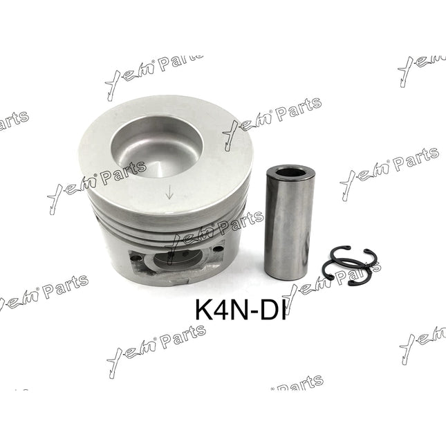 Piston Set STD 90mm For MITSUBISHI K4N-DI x4 PCS Engine Parts