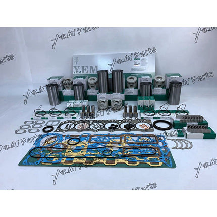 6BG1-TC 6BG1T Engine Rebuild Kit Piston + Ring Liner Gasket Bearing For Isuzu Engine Parts
