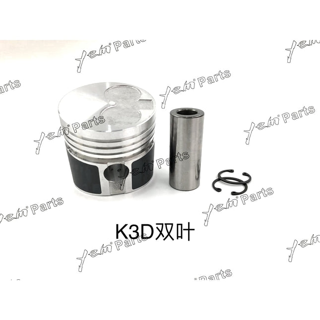 Piston Set Oversize 73mm ( + 0.50mm) For Mitsubishi K3D / K4D (MM436618) Engine Parts