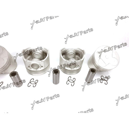 Piston Set Oversize 98mm ( + 0.50mm) For Kubota V3300-DI-E (1C050-21112) Engine Parts