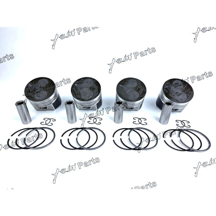 1 Set For Kubota Engine V2203 V2203B V2203T STD Piston Set (Pin & Clip & Rings)