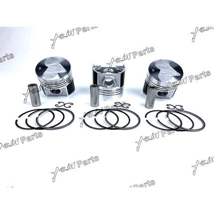 Piston + Ring Kit STD 83mm For Kubota D1503 / V2003 Engine Parts