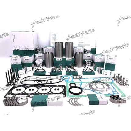 V1305 V1305-B Overhaul Rebuild Kit with Liner For Kubota Engine Full gasket