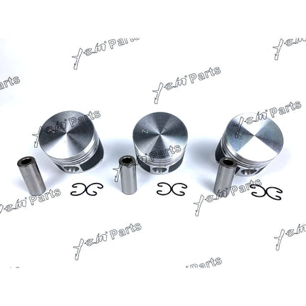 Piston Set Oversize 72mm ( + 0.50mm) For Kubota D850 x3 PCS Engine Parts