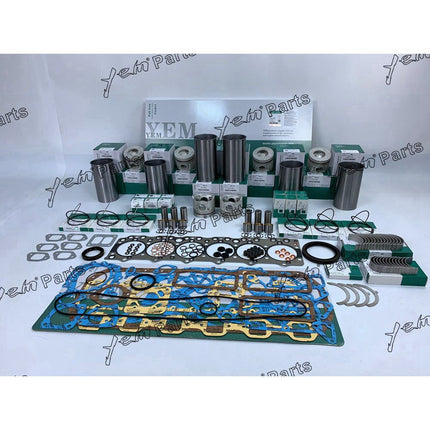 6BG1-TC 6BG1T Engine Rebuild Kit Piston + Ring Liner Gasket Bearing For Isuzu Engine Parts