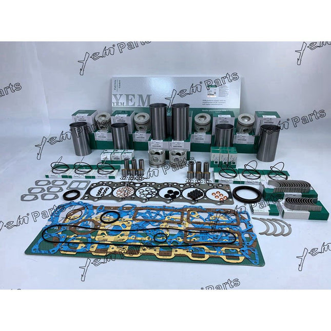 6BG1-TC 6BG1T Engine Rebuild Kit Piston + Ring Liner Gasket Bearing For Isuzu Engine Parts