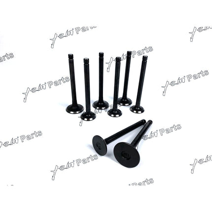 Engine Valve Set For Kubota V4000 - Intake x4 + Exhaust x4 Engine Parts