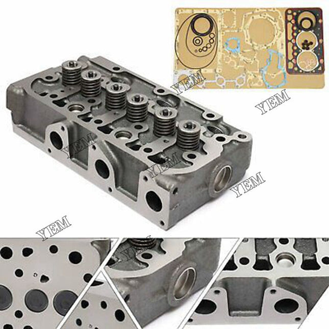 Complete Cylinder Head Assy Valves & Full Gasket For Kubota D722 Engine