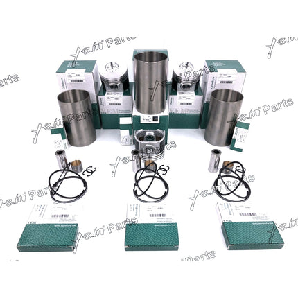 3PCS Liner Piston Kit Set For Kubota D1803 D1803MDI Engine