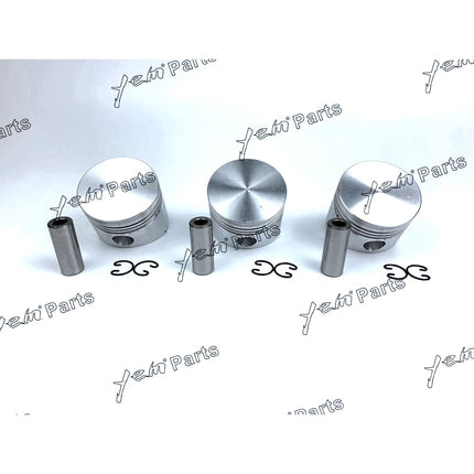 Pistons Set STD 75mm For Kubota D950 x3 PCS (15732-21112) Engine Parts