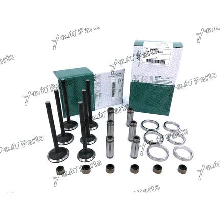 1 Set Valve Guide Seat Intake Valve & Exhaust Valve For Kubota D902 Engine