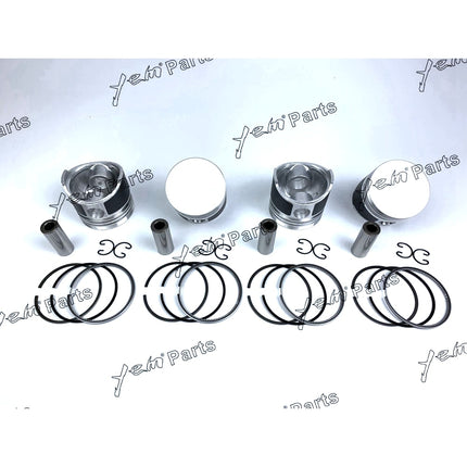 Piston + Ring Kit Set STD 72mm For Kubota ZB600 / D850 / V1100 Engine Parts