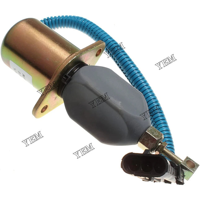 12V Stop Solenoid For Gehl Skid Steer Loader SL4625 4625SX 4625DX Kubota
