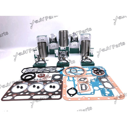 For Kubota D1503 Engine Rebuild Kit + 0.50MM For KX91-3 U35 R420 L2900 L3000 L3010