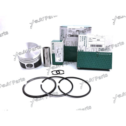 3 Set STD Piston With Piston Ring 15956-21110 Fit For Kubota D850 Engine
