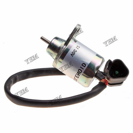 12V Fuel Shutoff Shutdown Solenoid Valve 41-6383 416383 For Thermo King Yanmar