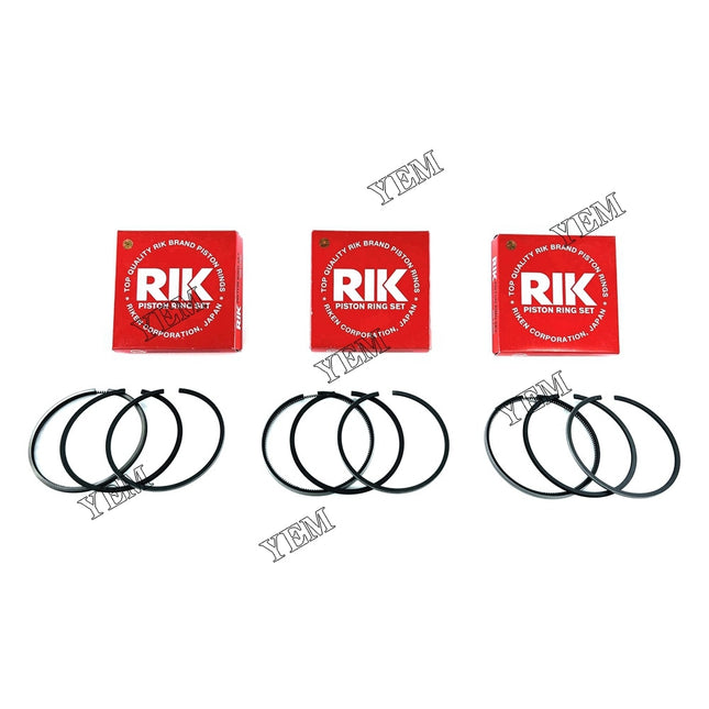 Piston Rings Set 72mm STD For YANMAR 2T72 3T72 3TN72 3T72LE-TBS For John Deere F935