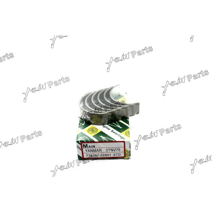 STD Main/ Crankshaft Bearing Set Fit For Yanmar 3TNE70 3TNV70 3D70E Engine