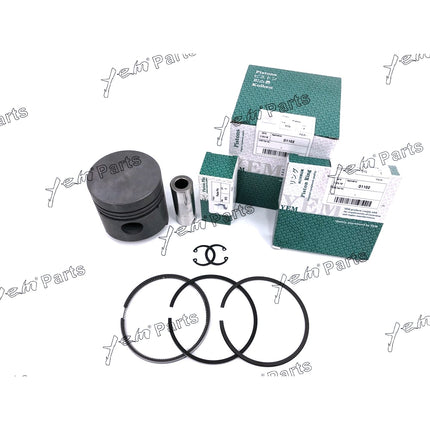 Piston + Ring Kit Set STD 76mm For Kubota D1102 Engine Parts