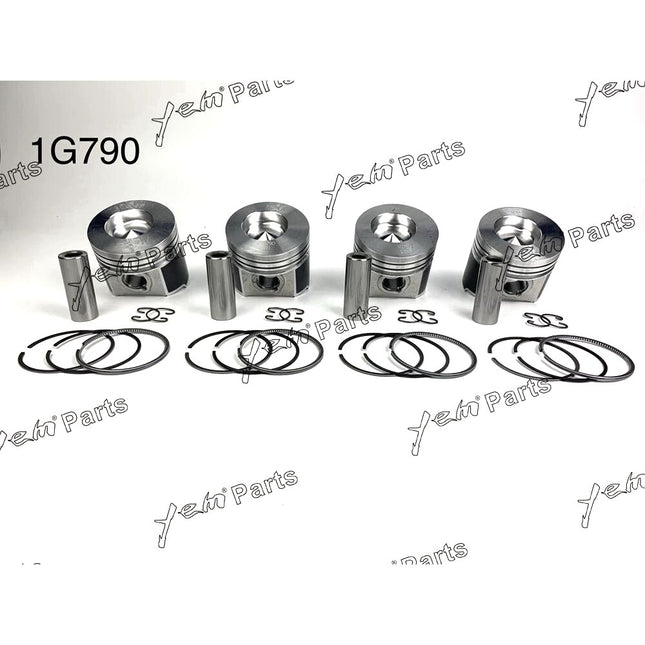 Piston + Ring Kit STD 87mm For Kubota V2203M / V2403 (1G813-21110 ) Engine Parts