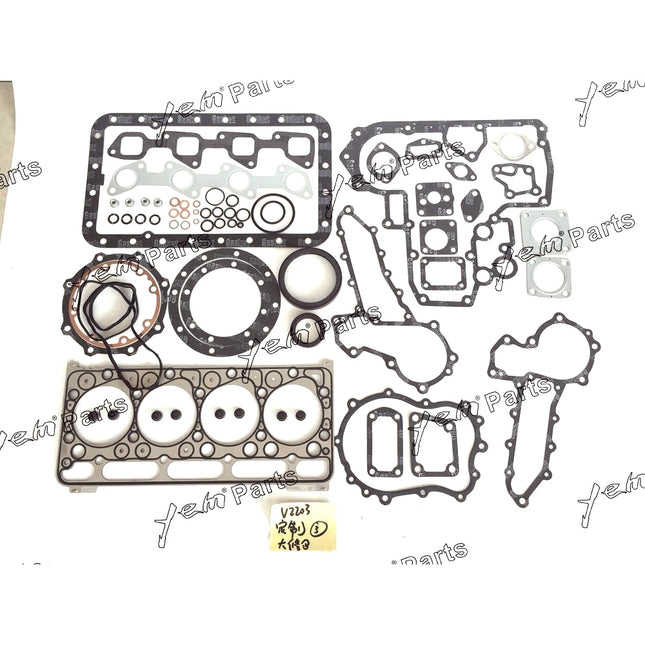 Full Gasket Kit For Kubota V2203 V2203MDI Bobcat S130 S150 S160 Direct injection