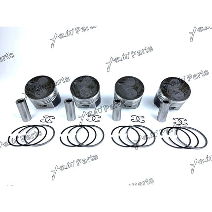 1 Set For Kubota Engine V2203 V2203B V2203T STD Piston Set (Pin & Clip & Rings)