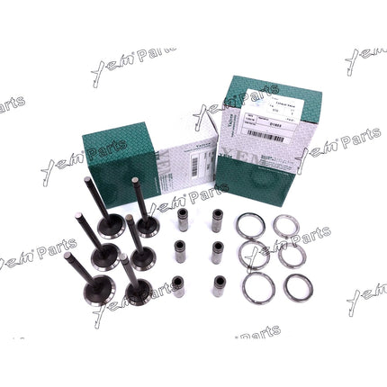 1 Set Valve Guide Seat Intake Valve & Exhaust Valve For Isuzu 3LD1 Engine