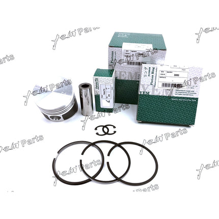 3 Set STD Piston With Piston Ring 15956-21110 Fit For Kubota D850 Engine
