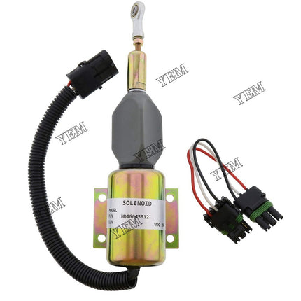 24V Fuel Shutoff Solenoid Valve RE502474 For John Deere 120 160LC 200LC 230LC