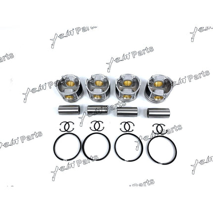 For Kubota piston with pin & ring set 76mm STD 15221-21110 15221-21050 15221-22311