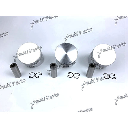 Pistons Set STD 75mm For Kubota D950 x3 PCS (15732-21112) Engine Parts