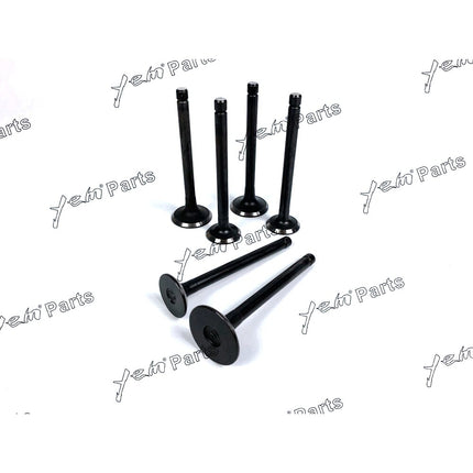 1 Set Intake Valve & Exhaust Valve & Valve Oil Seal For Komatsu Yanmar 3D84-1