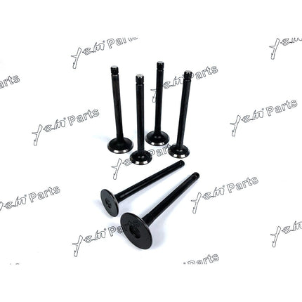 Engine Valve Set For ISUZU 3KR1 - Intake x3 + Exhaust x3 Engine Parts