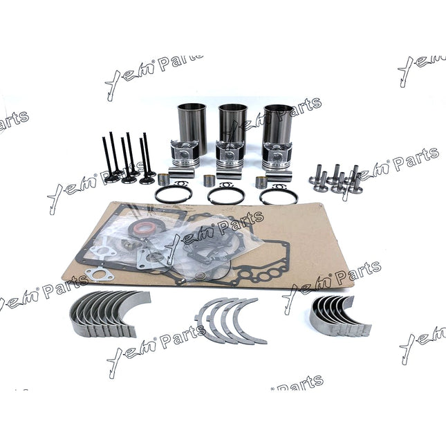 For Isuzu 3KC1 Engine IHI Mini Excavator 27F Overhaul Rebuild Kit