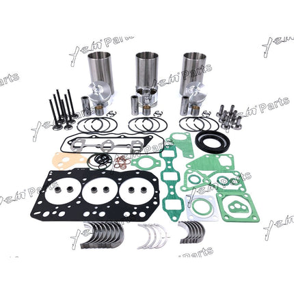 For Yanmar 3TNV82 3TNV82A Overhaul Rebuild Kit Excavator Engine Inframe Parts