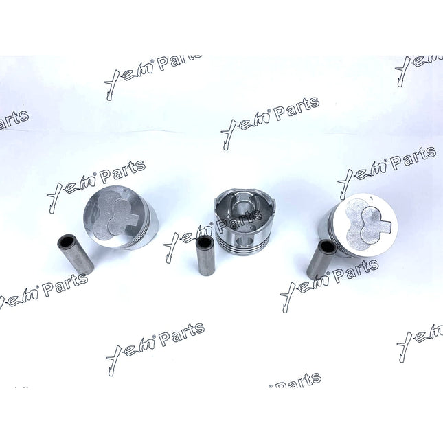 Piston Set Oversize 76mm ( + 0.50mm) Mitsubishi L3E PIN:18MM (MM437601) Engine Parts