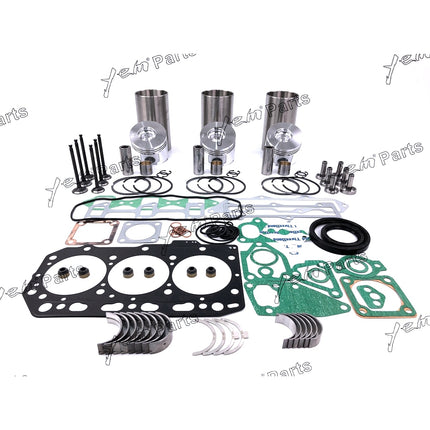 For Hitachi ZX30U-2 ZX35U-2 ZX27U-3 ZX29U-3 3TNV88 Engine Overhaul Rebuild Kit