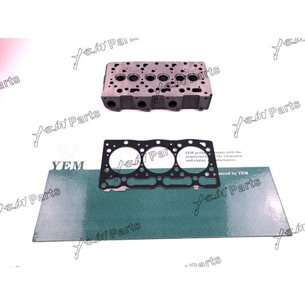 D1105 Cylinder Head + Head Gasket For Kubota B26 U25S B2410HSD F2400 RTV1100