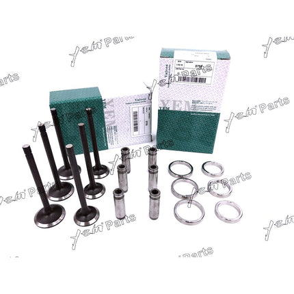 1 Set Valve Guide Seat Intake Valve & Exhaust Valve For Kubota D750 Engine