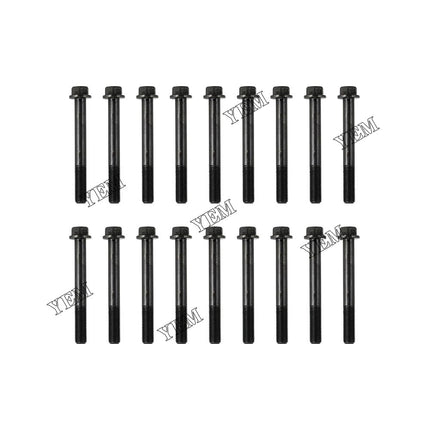 18PCS New OEM Original Cylinder Head Bolt For Kubota V2003 Engine