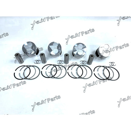 Piston + Ring Kit 87mm STD For Kubota V2203-DI Engine Parts
