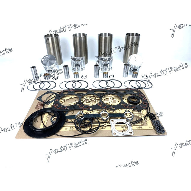 Rebuild Kit For Shibaura N844 N844T Engine Piston Ring Gasket Bearing W Valves