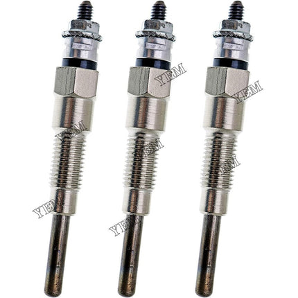 3 Pieces Glow Plug For Kubota D722 Engine