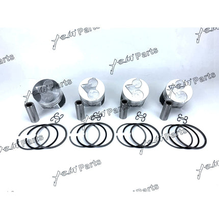 Piston + Ring Kit Set Oversize 83mm ( + 0.50mm) For Kubota D1503 / V2003 Engine Parts