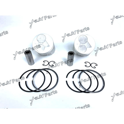 Piston + Ring Kit Set Oversize 67mm ( + 0.50mm) For Kubota Z482 x 2PCS Engine Parts
