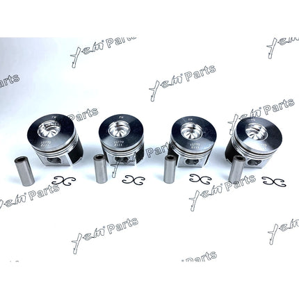 Piston Set STD 83mm For Kubota V2003 x4 PCS Engine Parts
