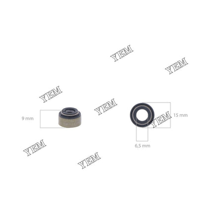 1 Set Valve Guide Seat Intake Valve & Exhaust Valve For Yanmar 3TNE84 Engine
