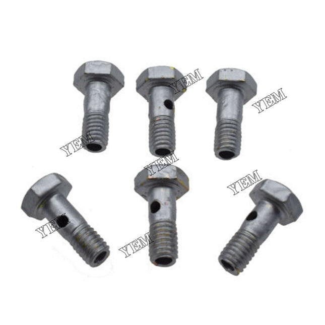 3905307 Fuel Return Line Banjo Bolt Screw Set For 89-98 For Cummins Dodge 6BT 5.9