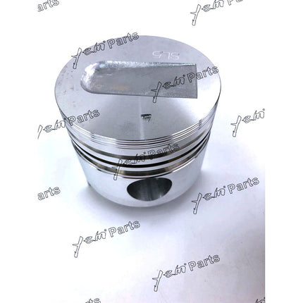 3PCS S3L S3L2 Piston Kit W/ Ring Set For Mitsubishi Engine EB250 EB306 Excavator